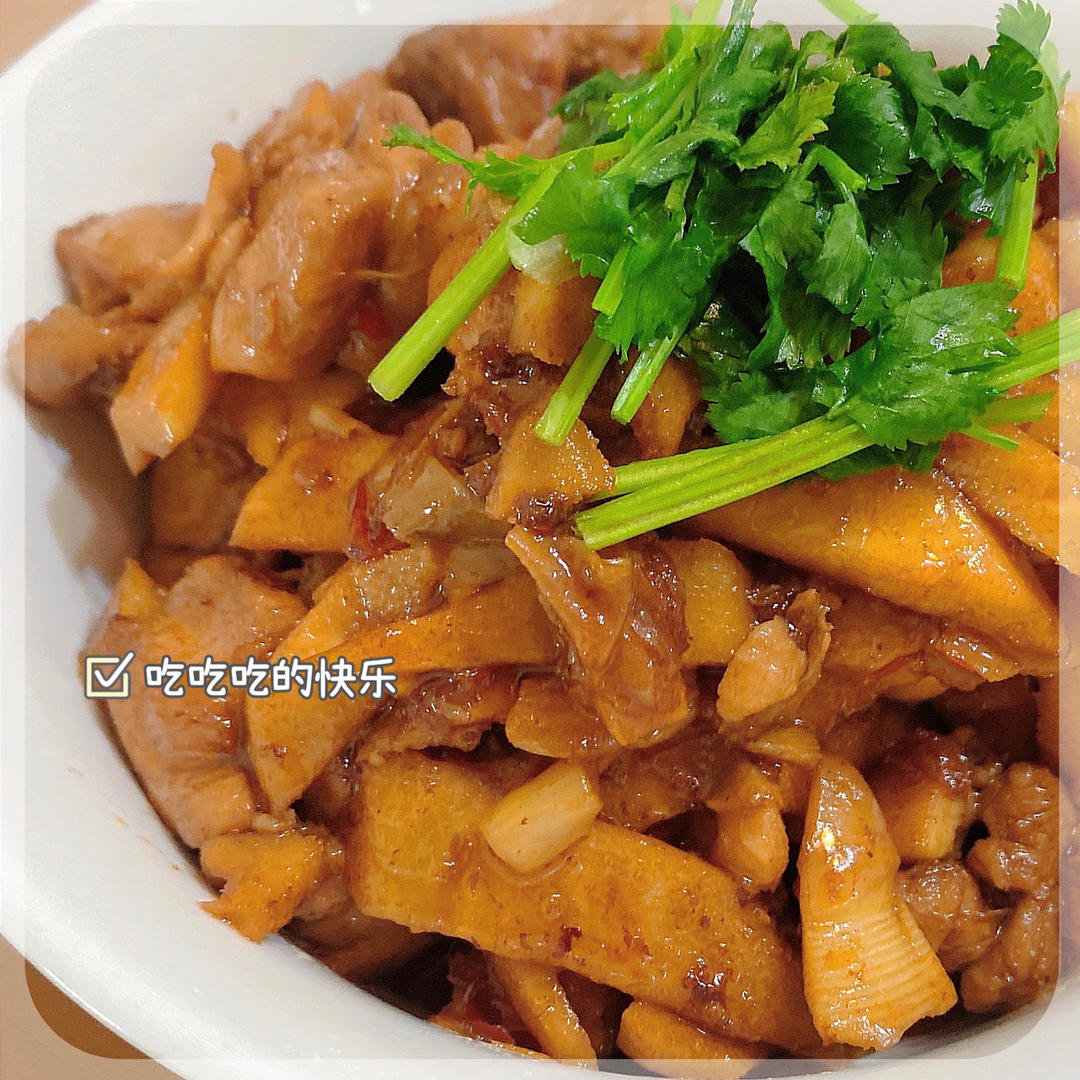 春笋烧鸡块