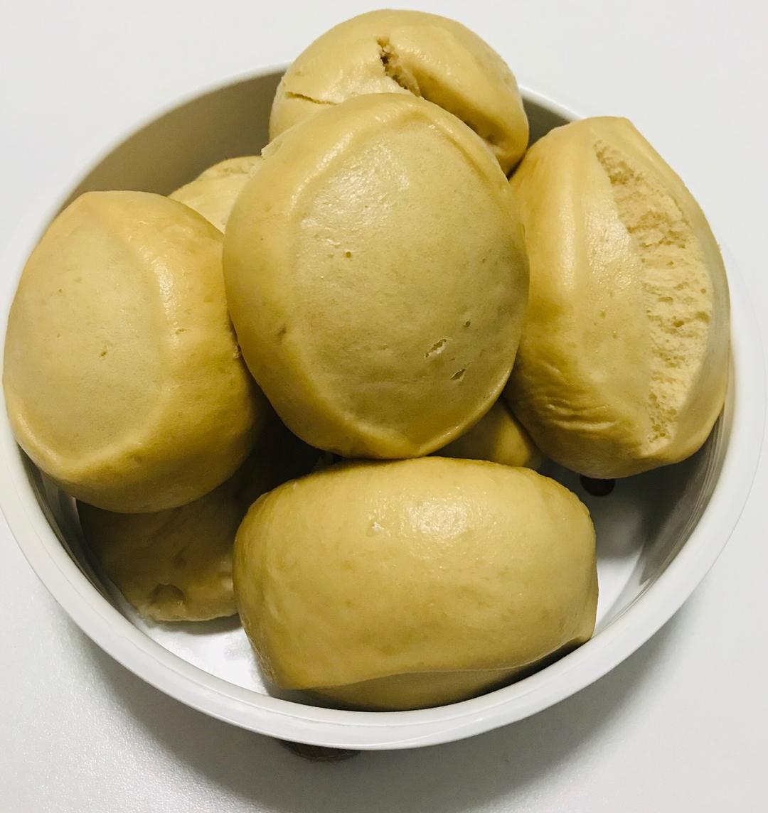 有着面包口感的红糖馒头（一次发酵）