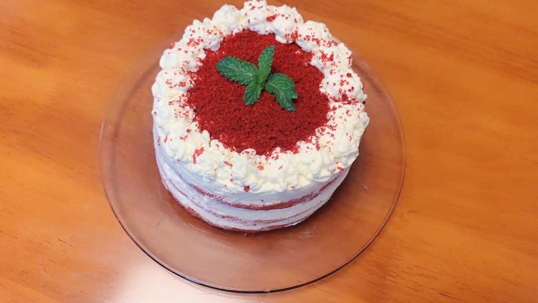 红丝绒戚风蛋糕胚（八寸）