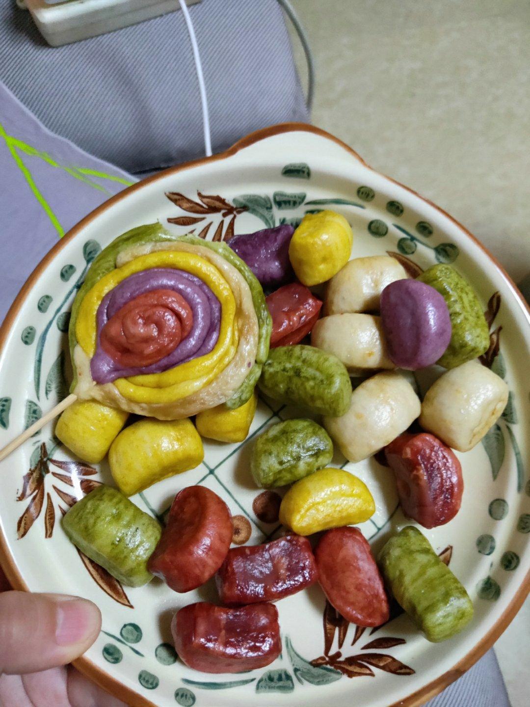 儿童辅食—彩色小馒头