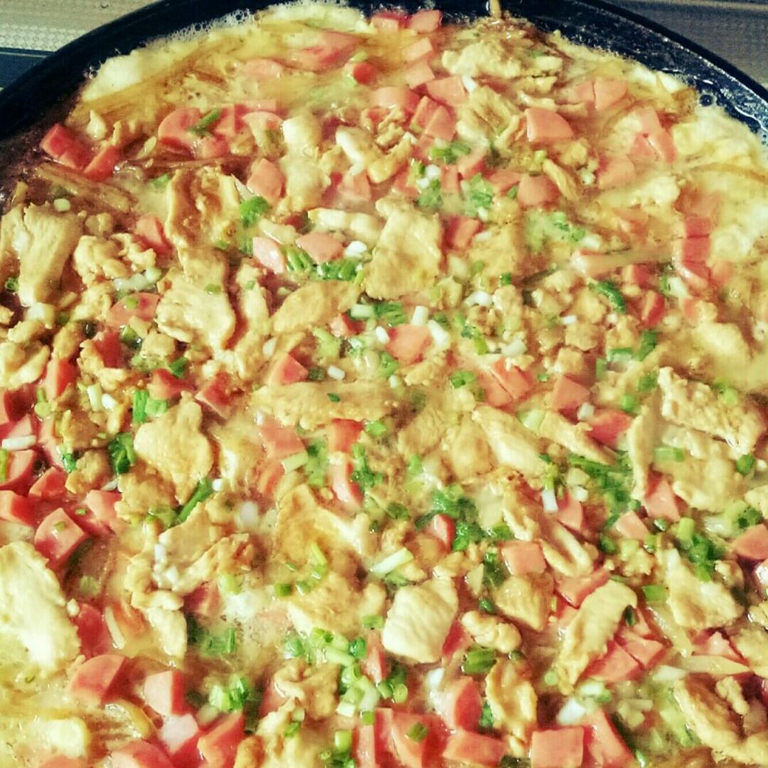 土豆丝鸡蛋饼