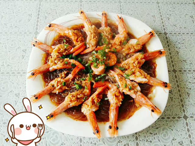 蒜蓉粉丝蒸虾