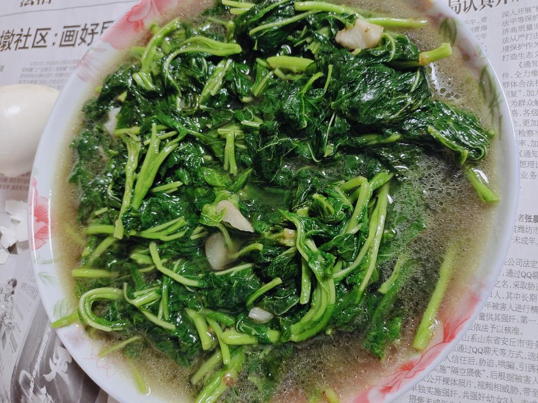 清炒红苋菜（简单菜也有窍门，一看就明白）