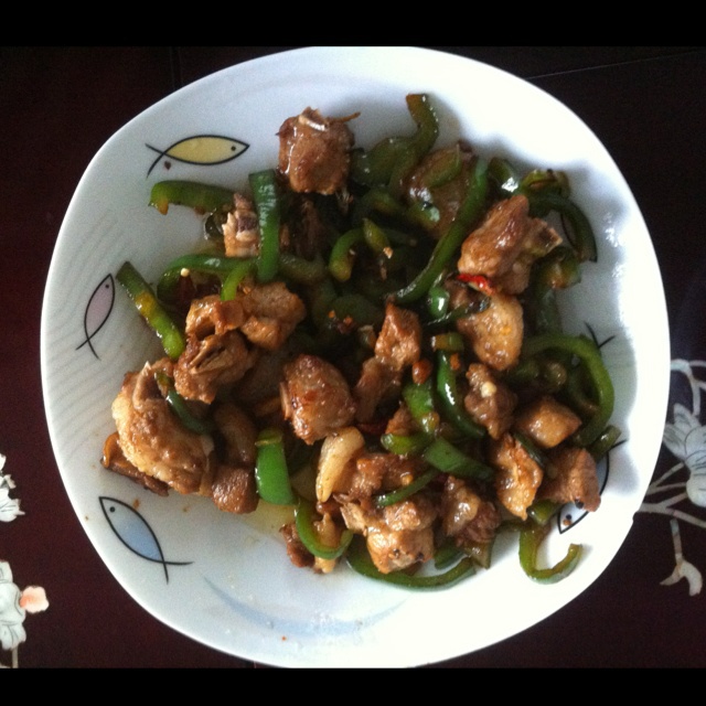 青椒炒肉