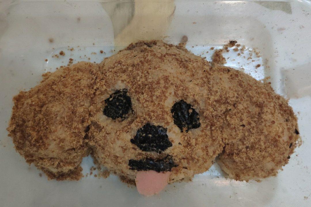 哄娃人气早餐【咸蛋黄肉松饭团】泰迪版-每天都是六一节