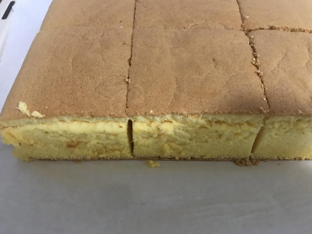 古早味蛋糕....烫面水浴法