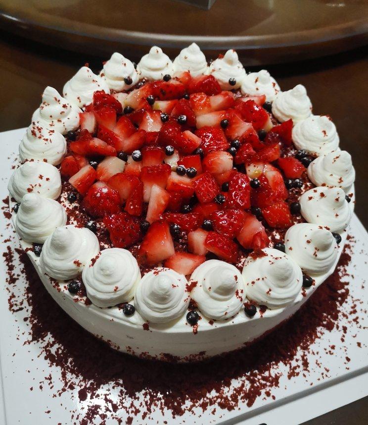 s·j o a n做的8寸红丝绒蛋糕