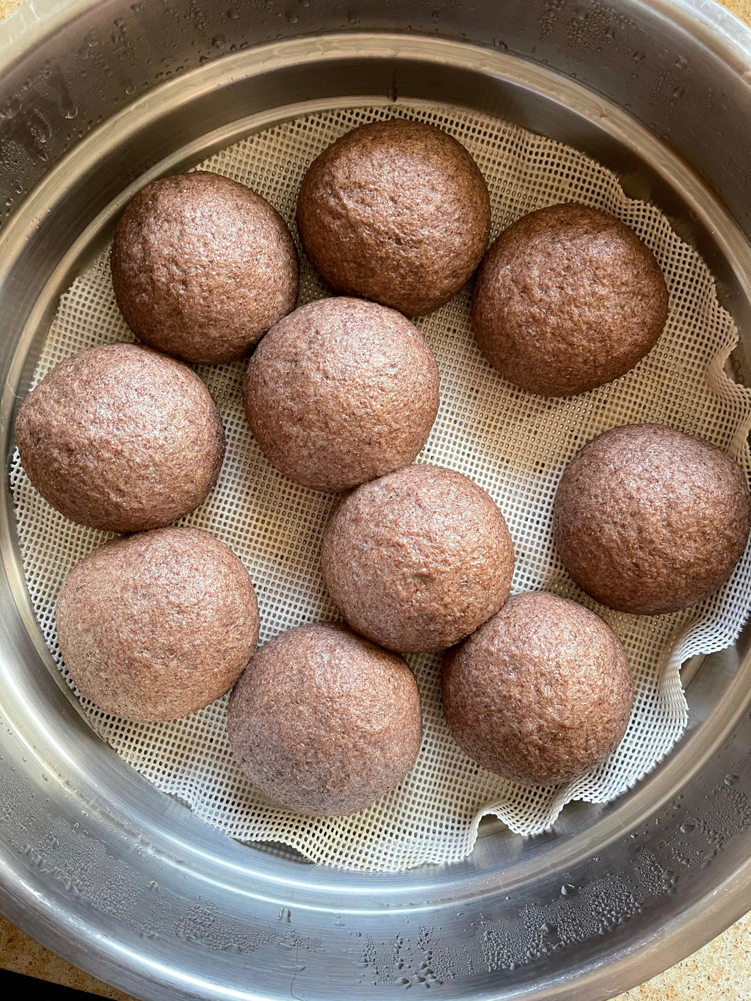 减脂吃！无油无糖！100%全麦馒头，不凹不塌，零失败