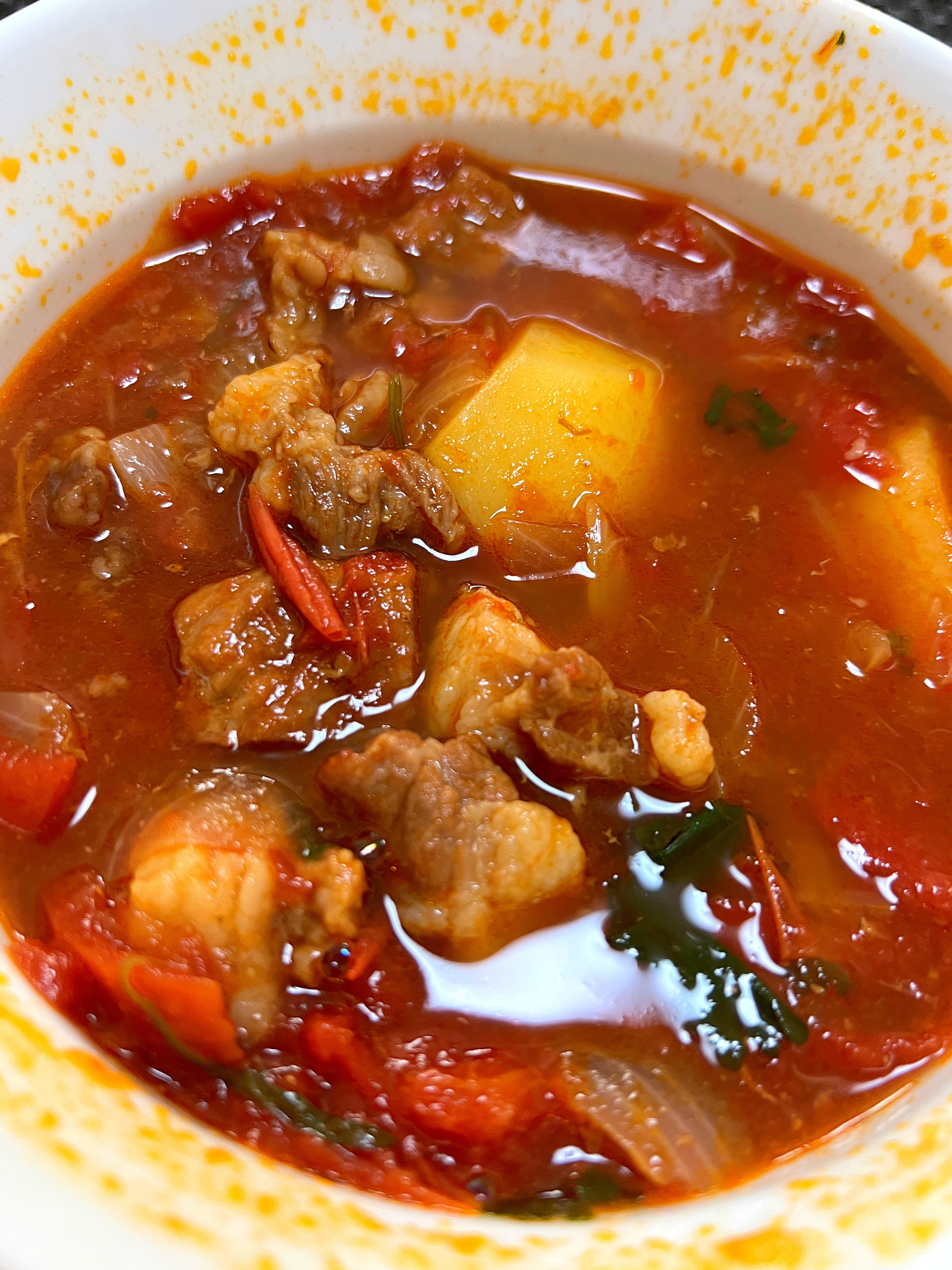 能喝两大碗汤的番茄炖牛肉的做法