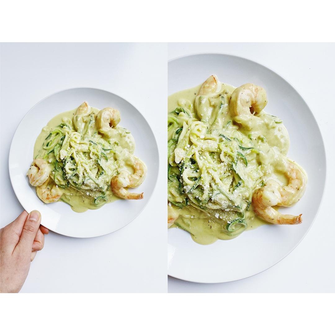 花生酱豆腐奶酪西葫芦面（一定要试试😆）