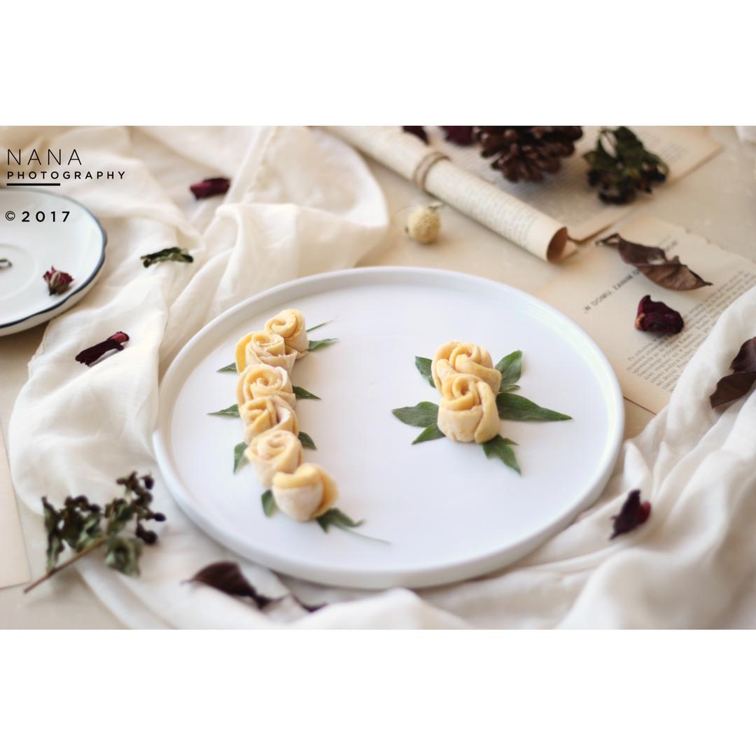 南瓜玫瑰花馒头