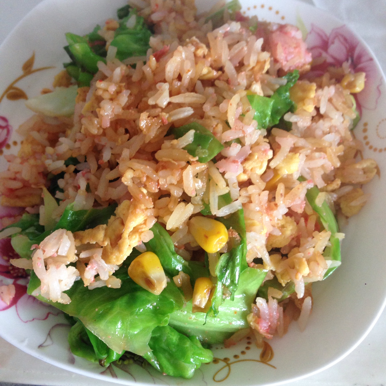 明太子椰菜炒饭