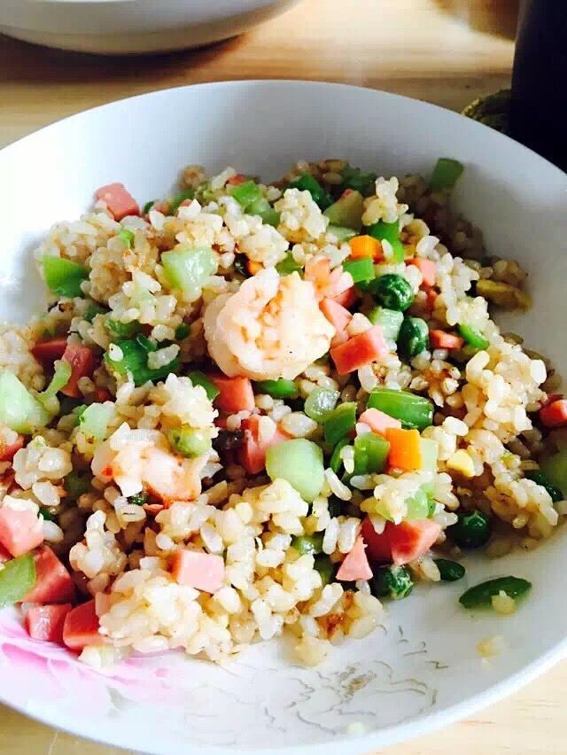 有机糙米炒饭