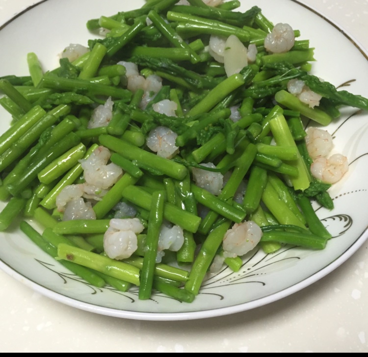 虾仁芦笋
