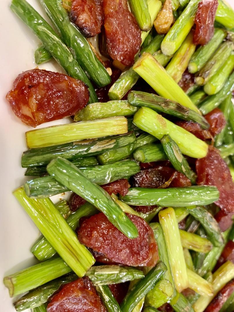 蒜薹炒腊肠