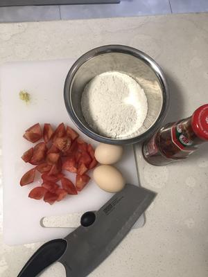 酸香浓郁的西红柿疙瘩汤的做法 步骤1
