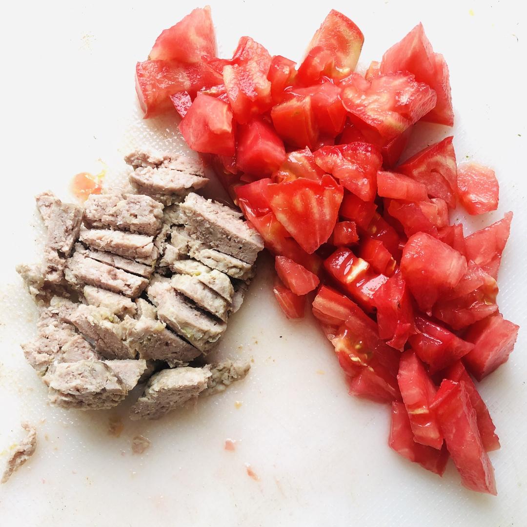 肉丸番茄炒面的做法