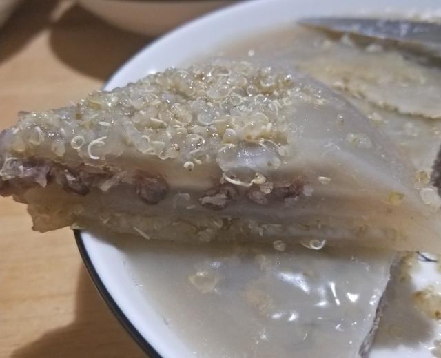 藜麦蜜豆葛根粉糕的做法
