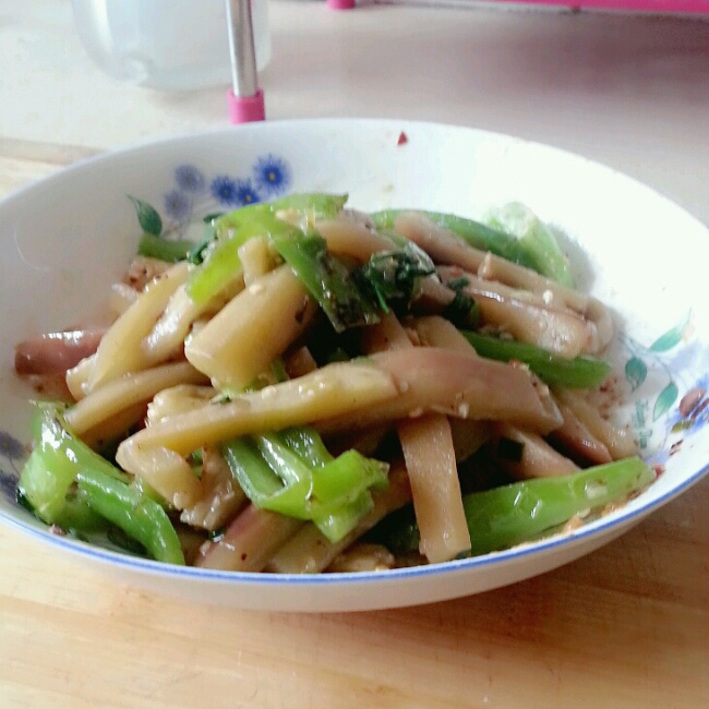 青椒茄子丝