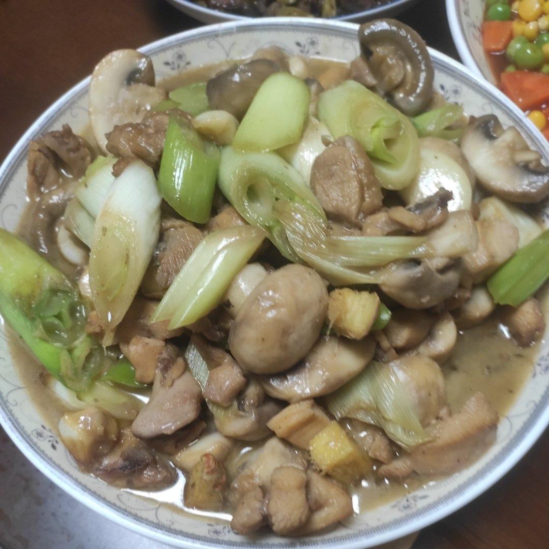 绝了～口蘑鸡腿真的好吃，简单快手