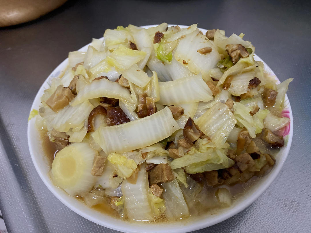 白菜炒肉