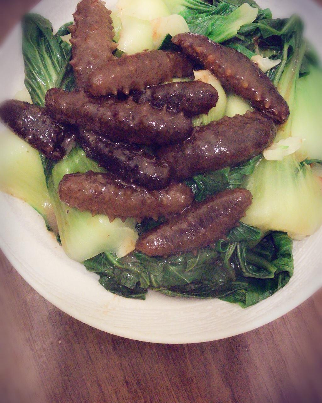 家庭版葱烧海参