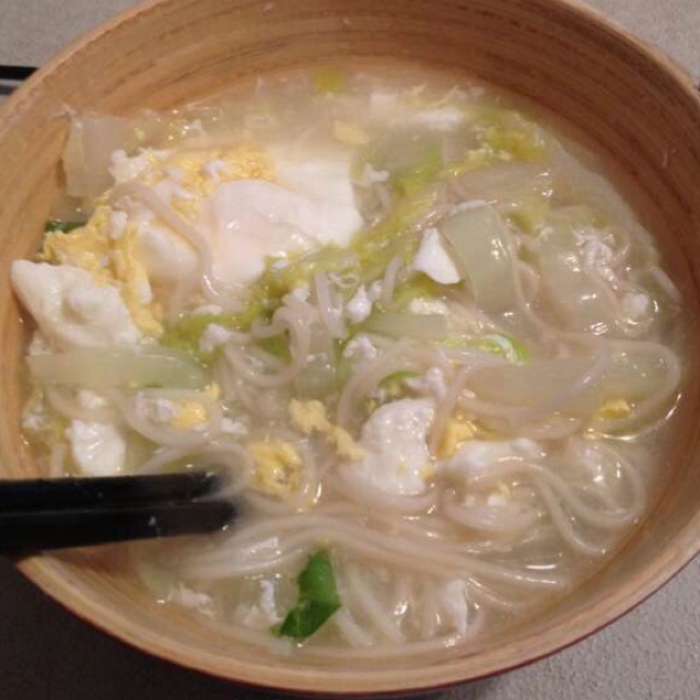 晓晓晓太阳做的大白菜鸡蛋面