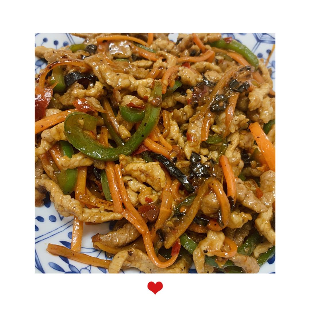 【原创】超下饭的家常川菜-鱼香肉丝（北方口味改良版）