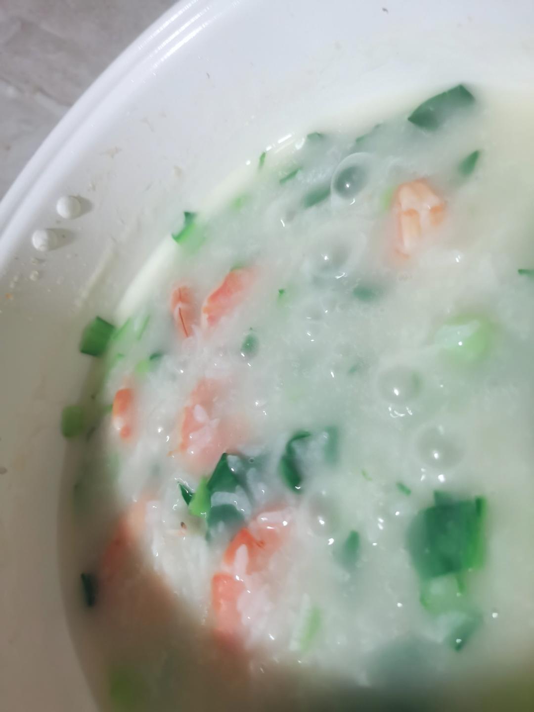 鲜虾砂锅粥