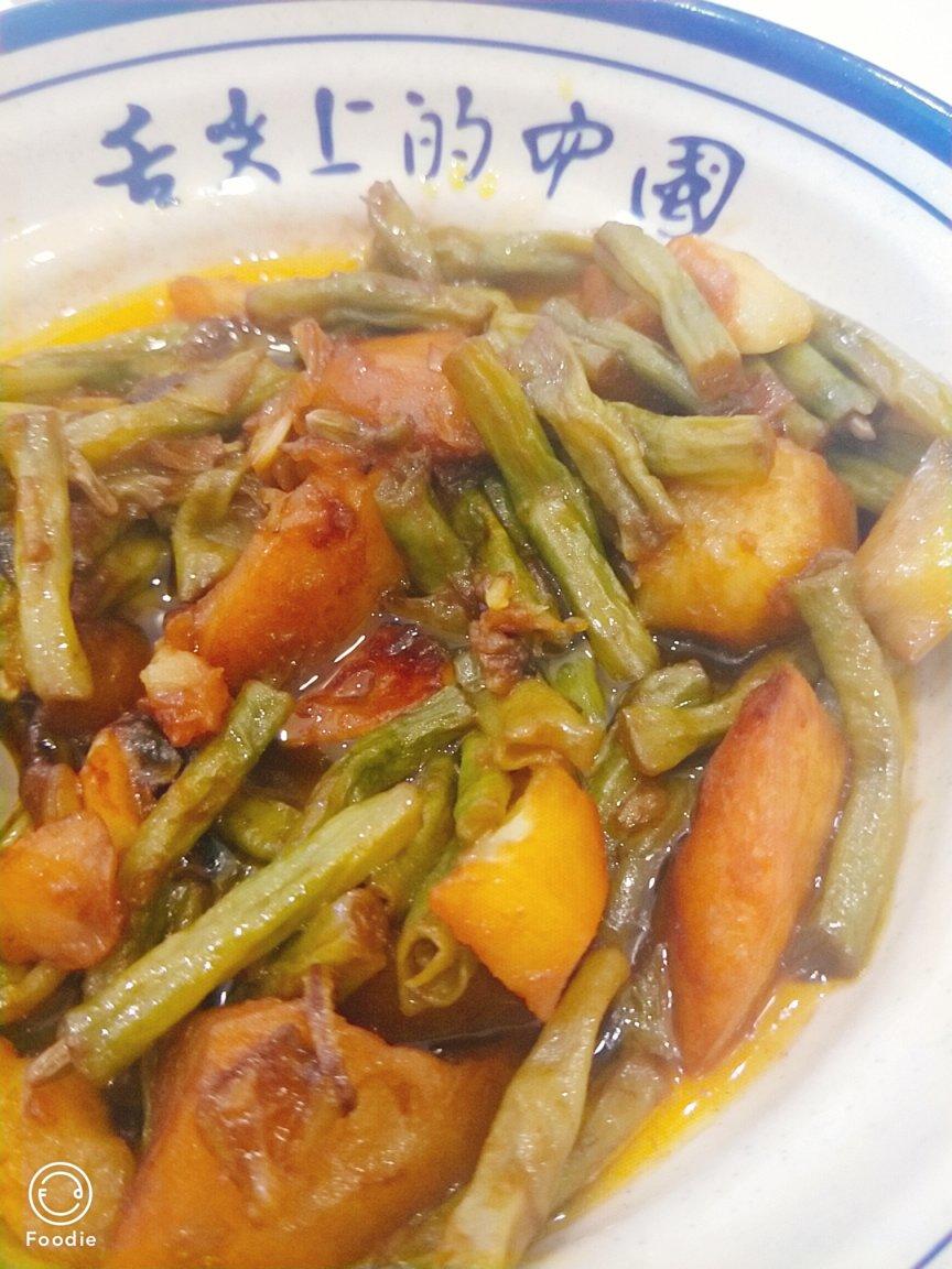 土豆炖豆角