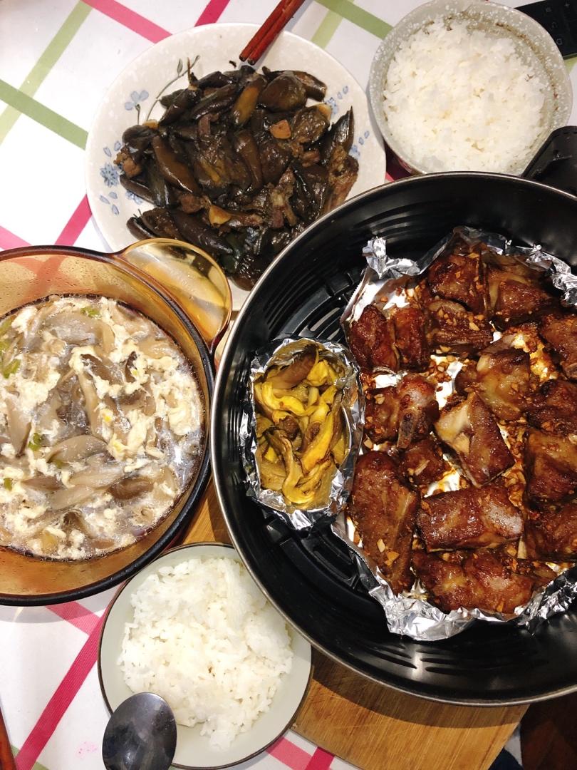 蒜香排骨（空气炸锅版）