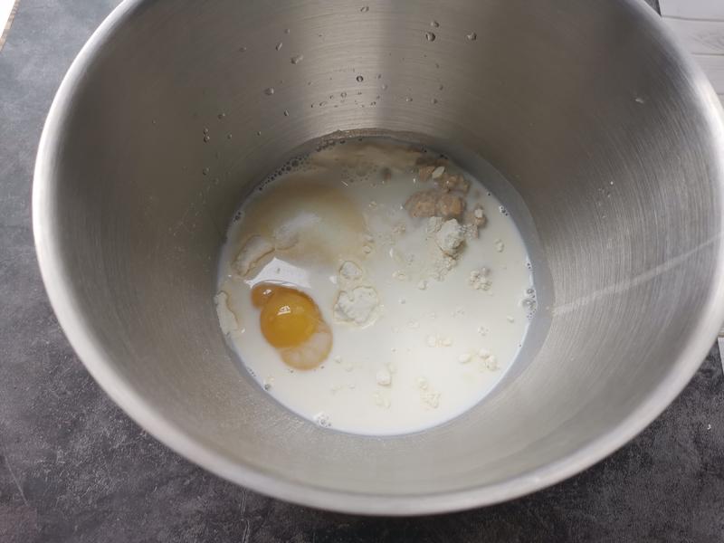 纯奶手撕吐司的做法 步骤1