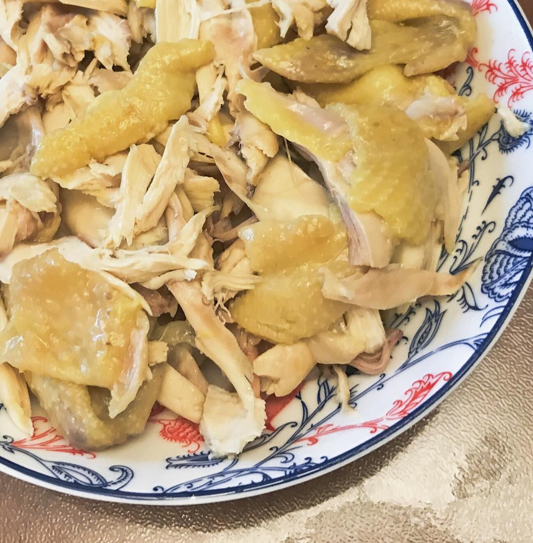 昆布麻油手撕鸡的做法