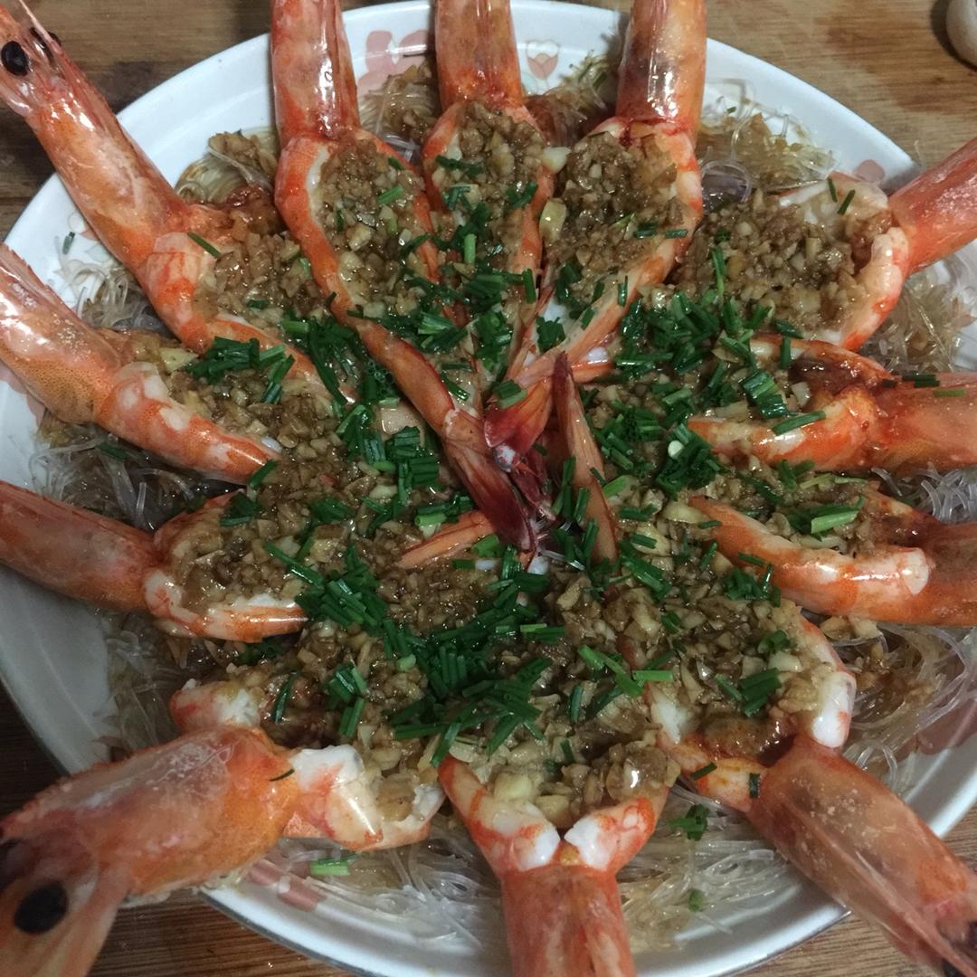 蒜蓉粉丝蒸虾