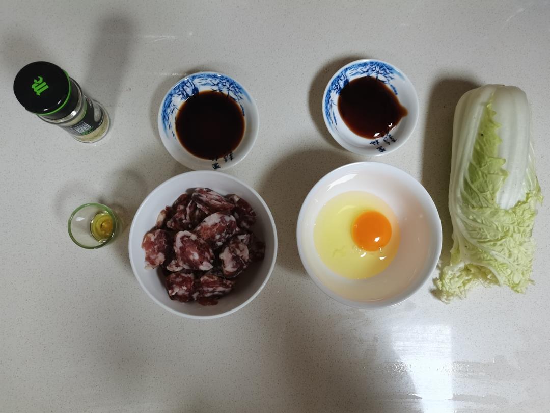 腊肠鸡蛋炒饭