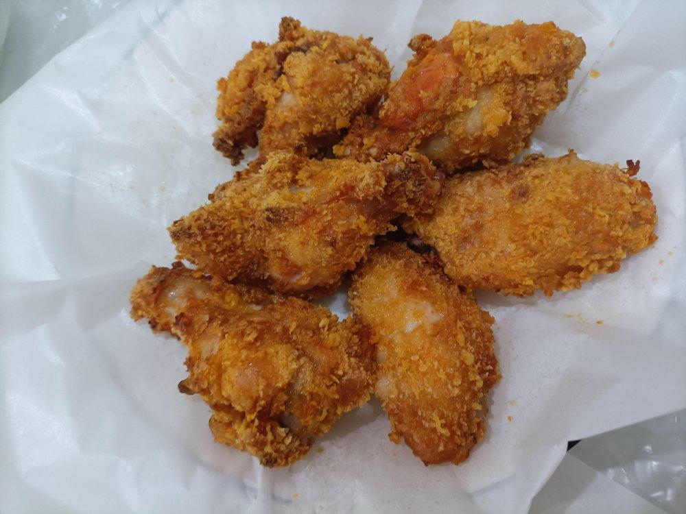 香艳蒜香炸鸡翅根（空气炸锅版）