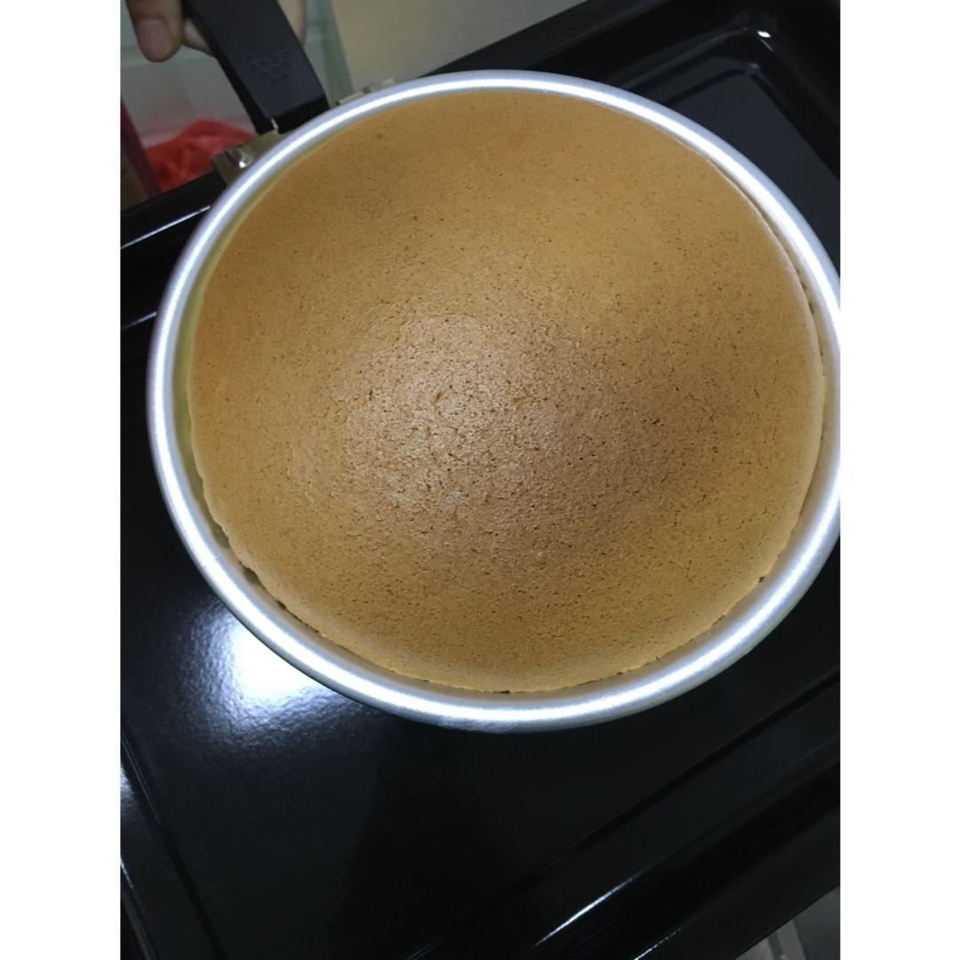 6寸原味戚风蛋糕