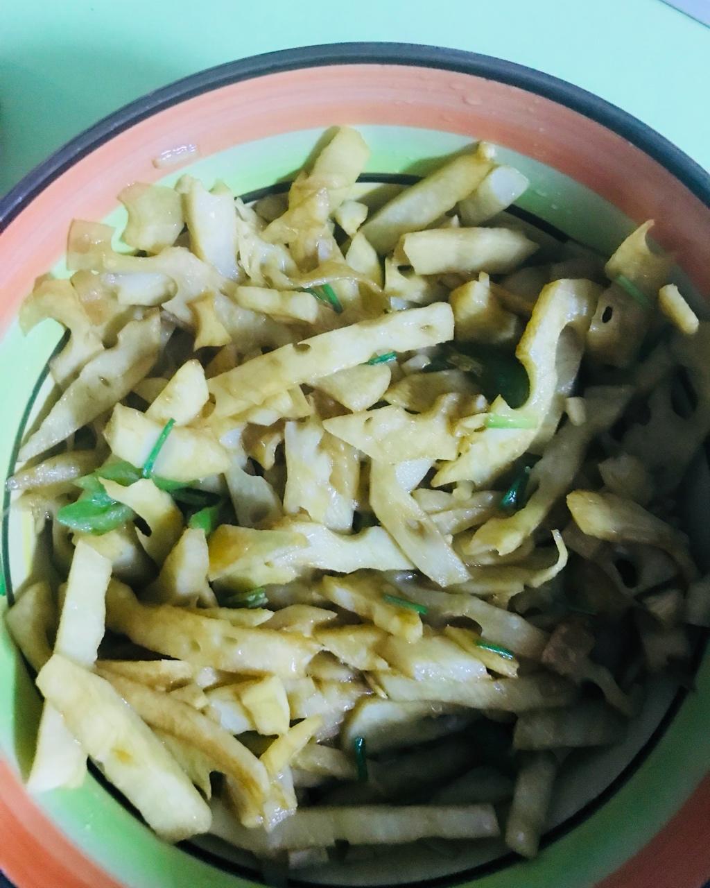 最简单的素炒藕条