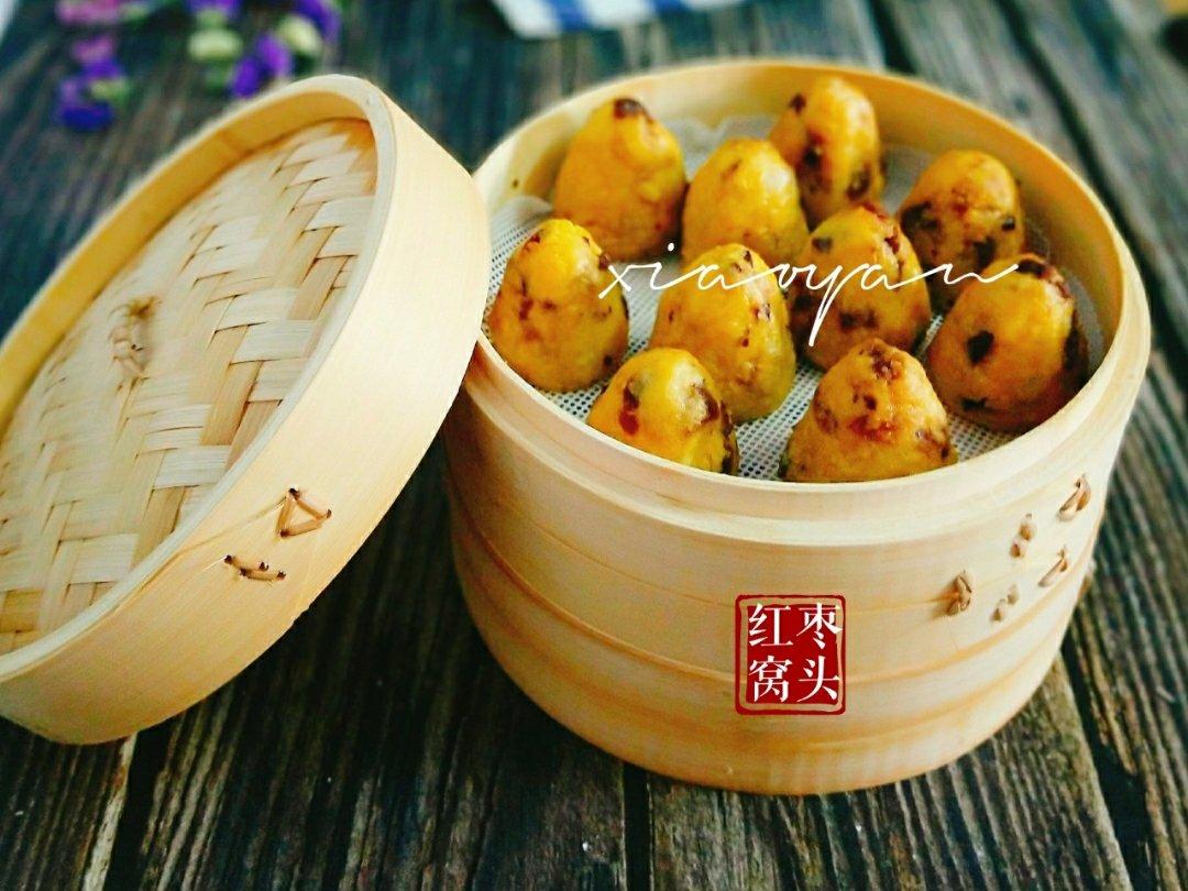 红枣玉米面窝头