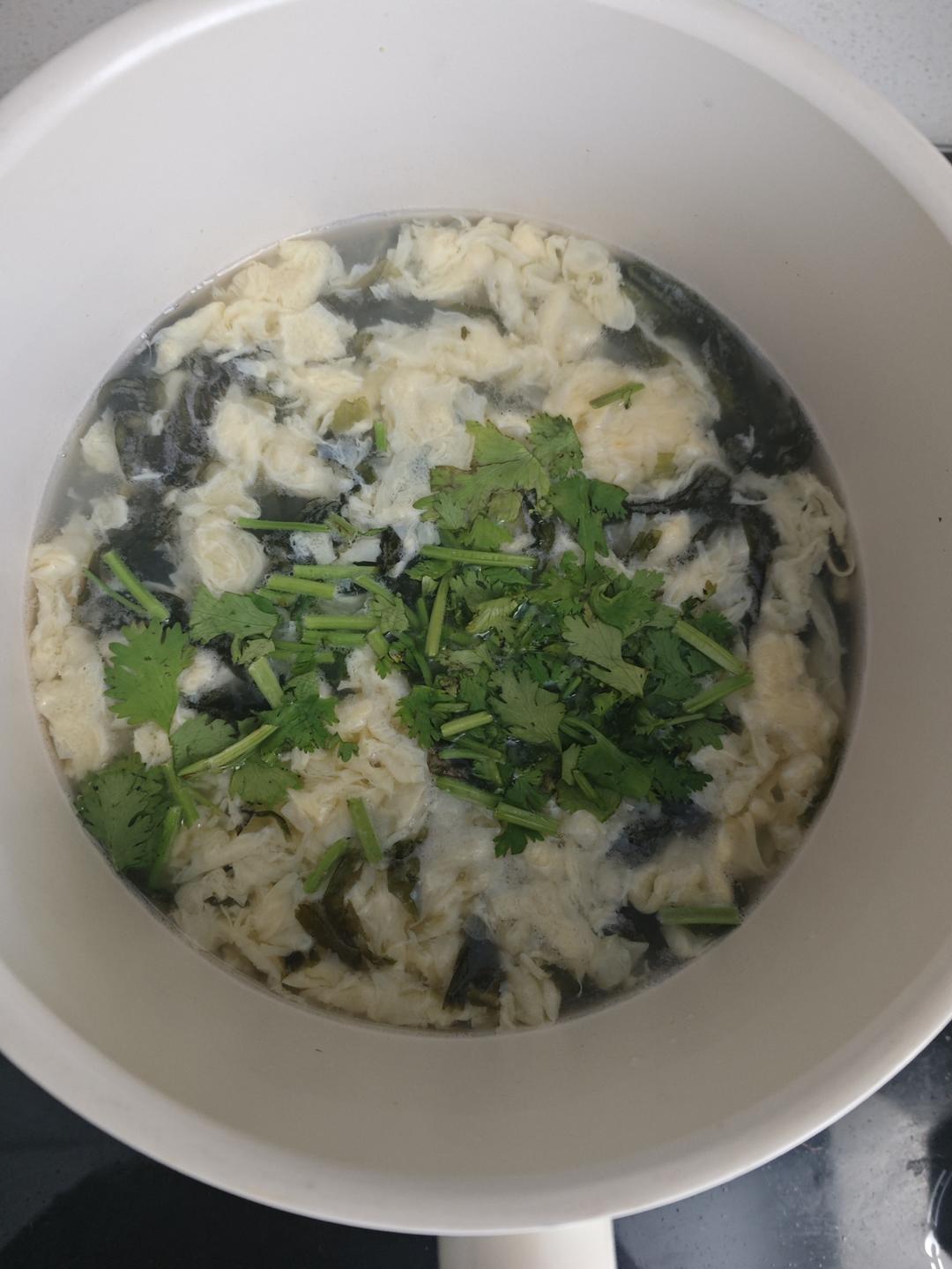 最鲜美好喝的「紫菜蛋花汤」