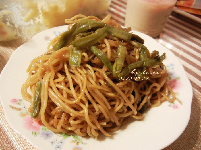 扁豆焖面