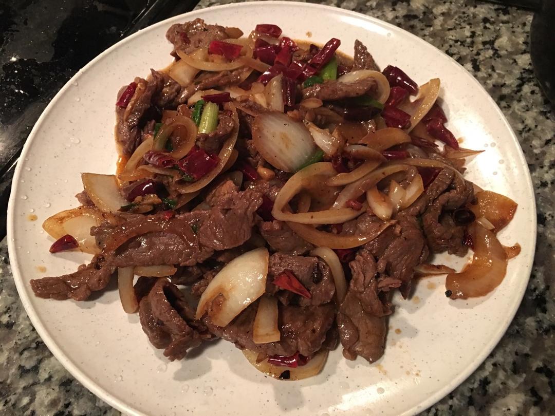 十八秒生爆牛肉