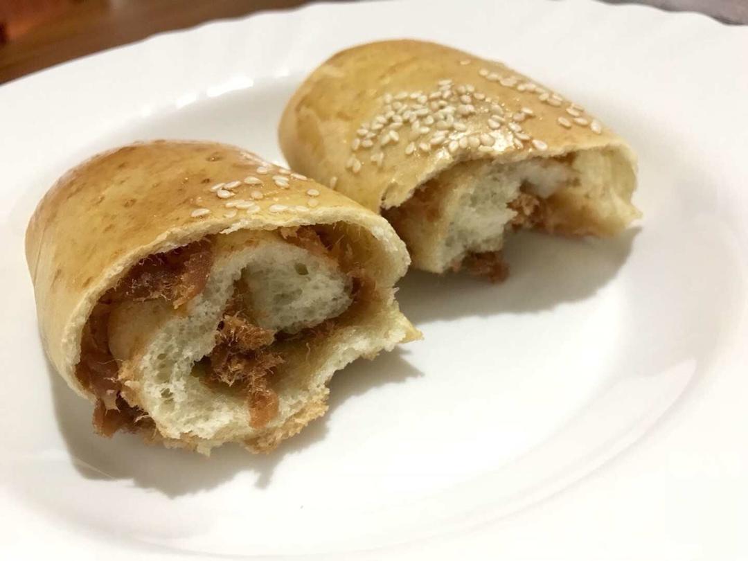 超好吃的肉松面包