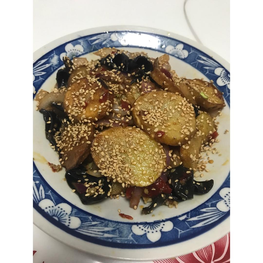干锅土豆片