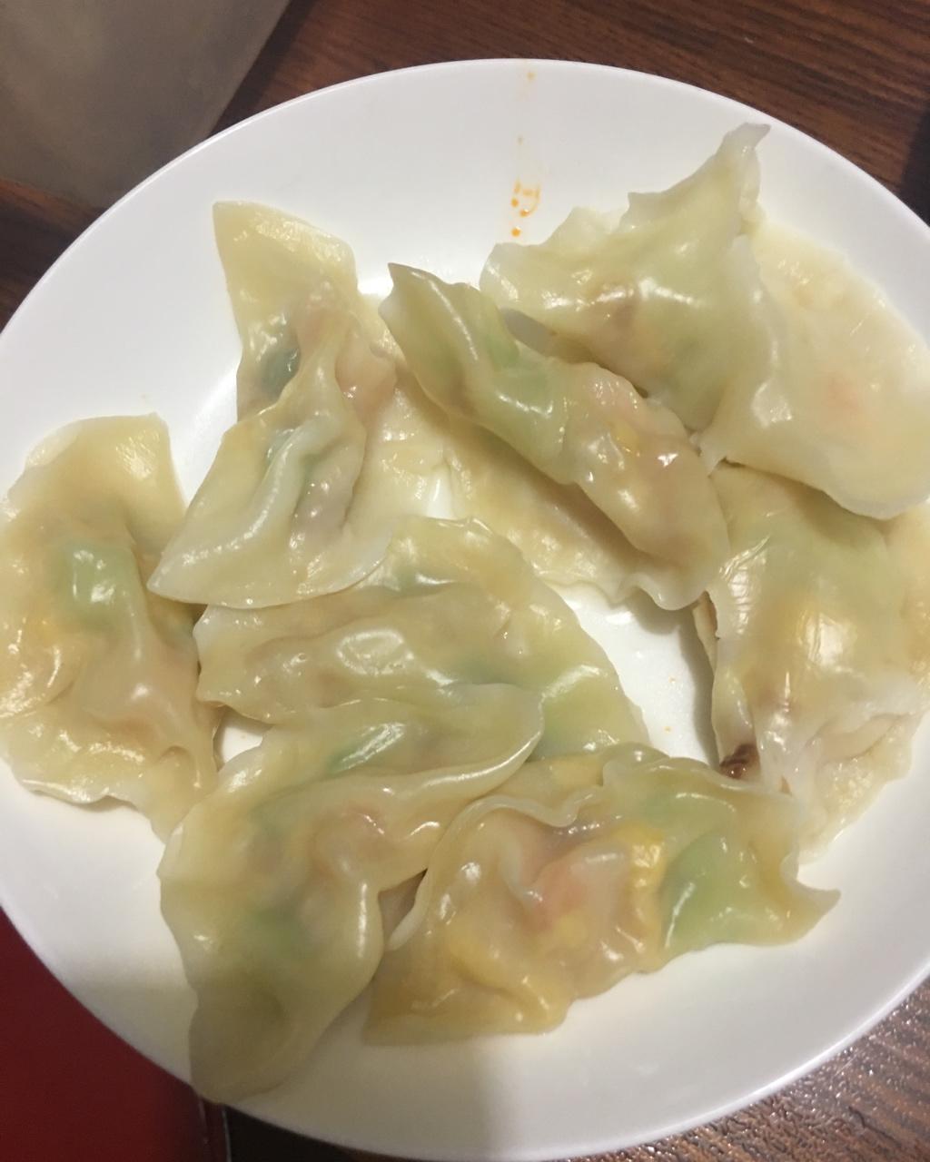 黄瓜虾仁饺子