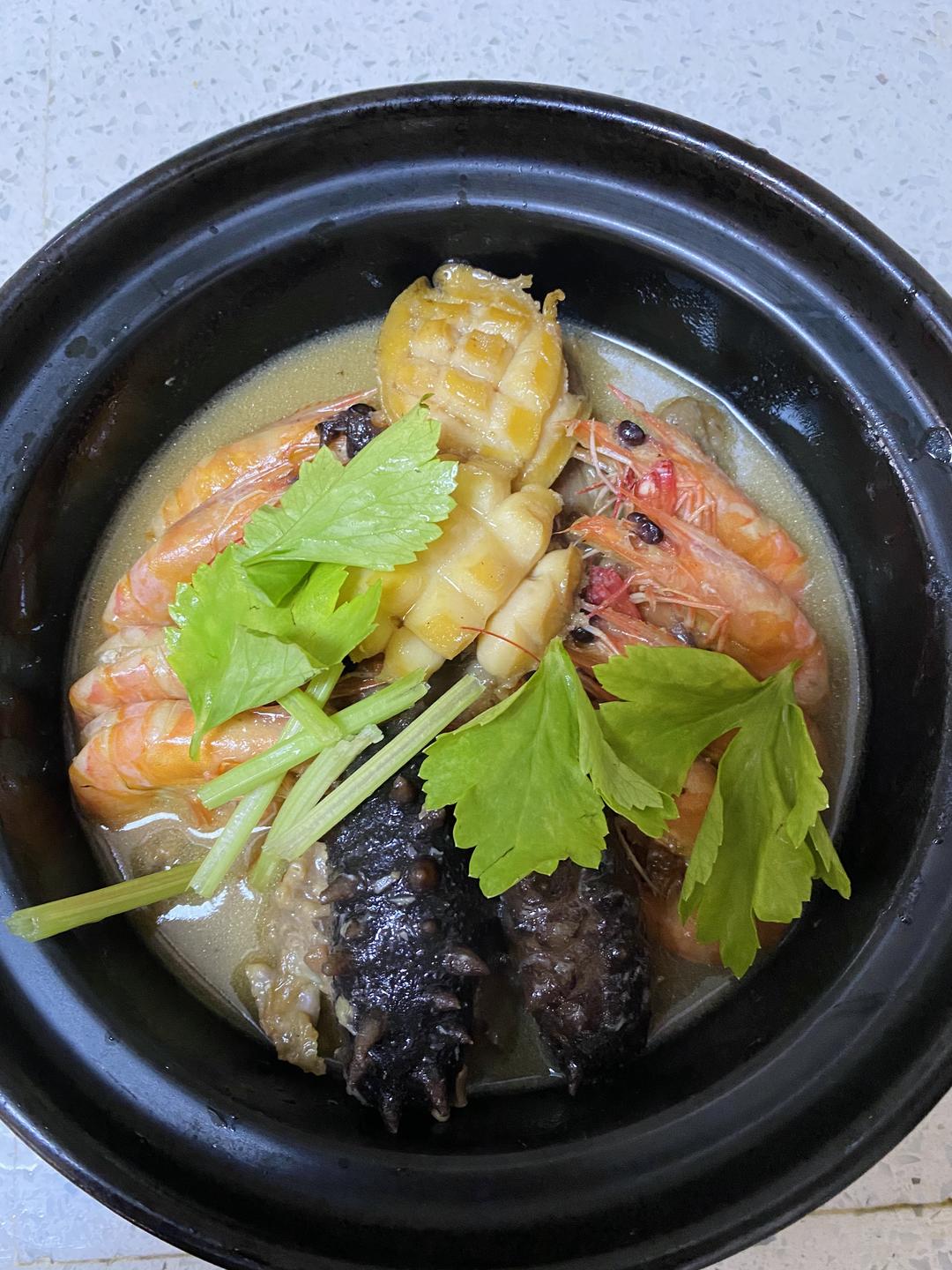 鲍鱼烧海参的做法