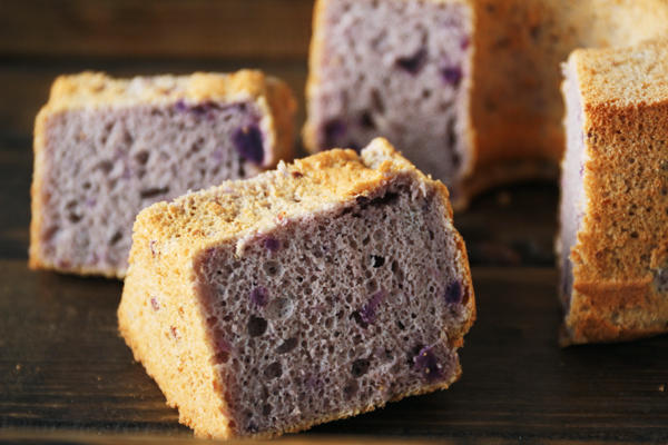 紫薯乳酪戚风蛋糕的做法