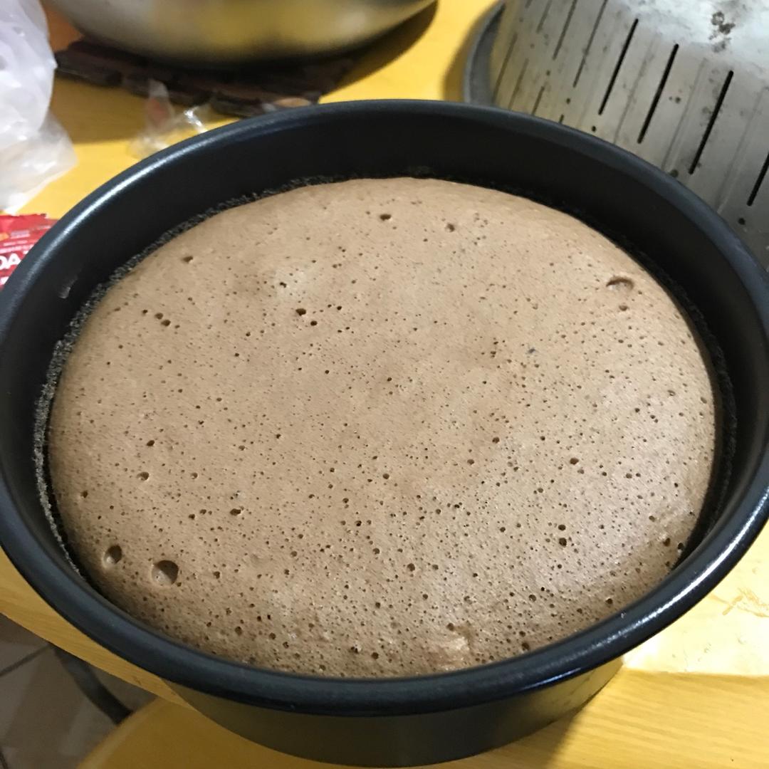 零失败戚风蒸蛋糕（8寸）可做蛋糕胚（另附红丝绒蒸蛋糕做法）