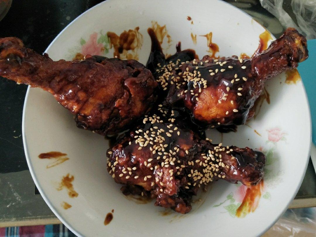 芝麻酥皮炸鸡腿