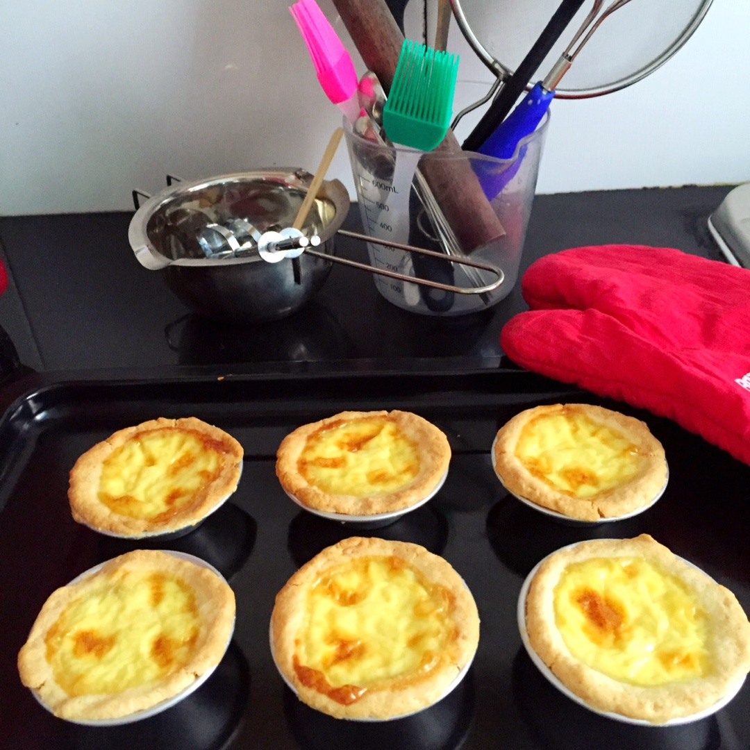 【视频食谱】不用开酥的曲奇蛋挞